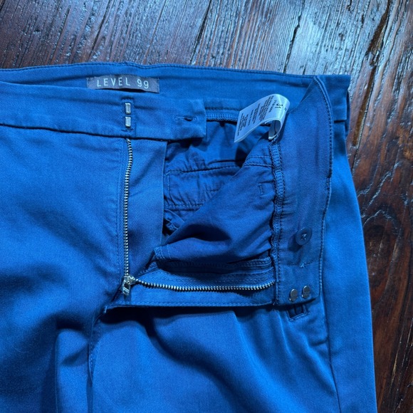 Level 99 Anthropologie Pants Womens 31 Blue SA2E02 Slim Leg Stretch - Picture 9 of 14